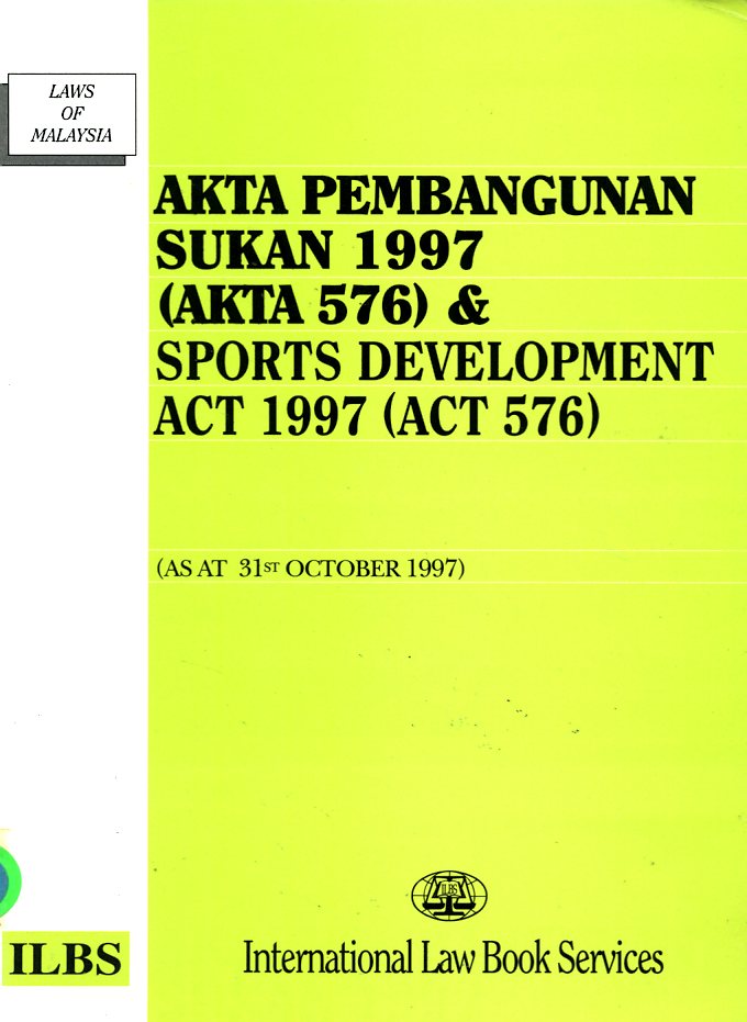 Sport development act 1997